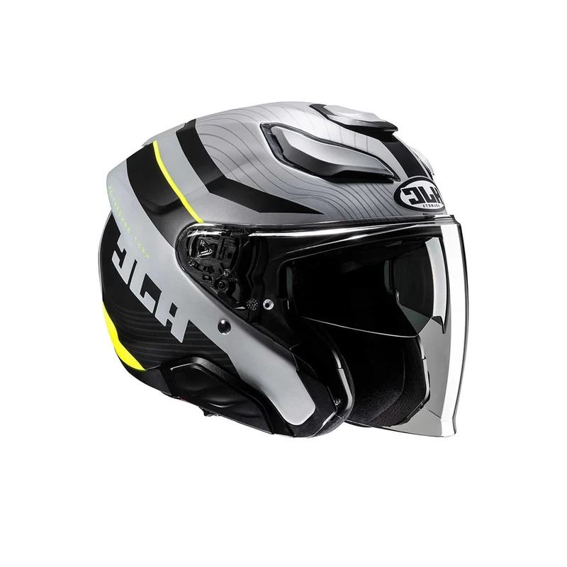 HJC F31 NABY MC3HSF Casco Jet Moto Gris Mate Negro
