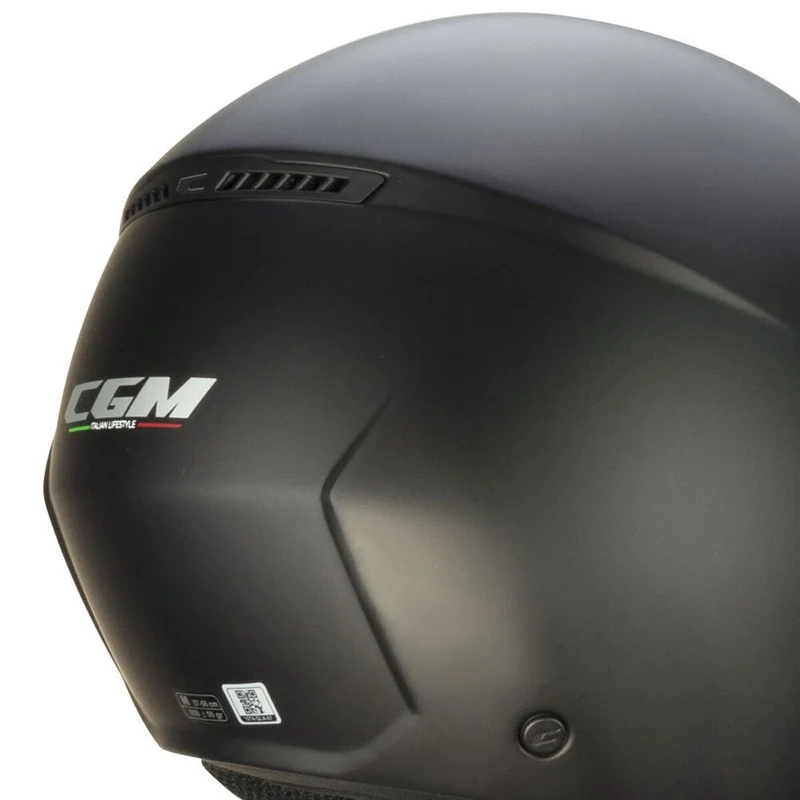 CGM 167A FLO MONO Abierto Scooter Casco Negro Mate Largo
