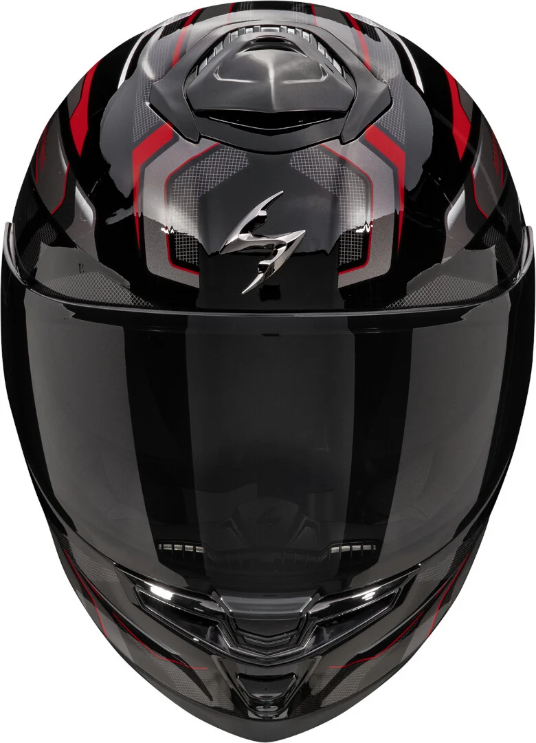 SCORPION CASCOS INTEGRALES EXO-GT SP AIR AUGUSTA NEGRO GRIS ROJO