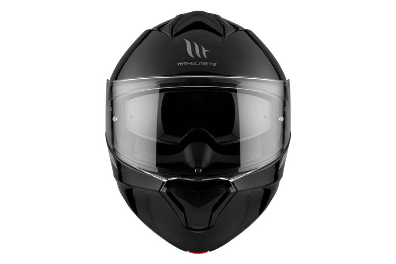 MT GENESIS SV SOLID TURISMO MODULAR CASCO DE MOTO A1 NEGRO BRILLO