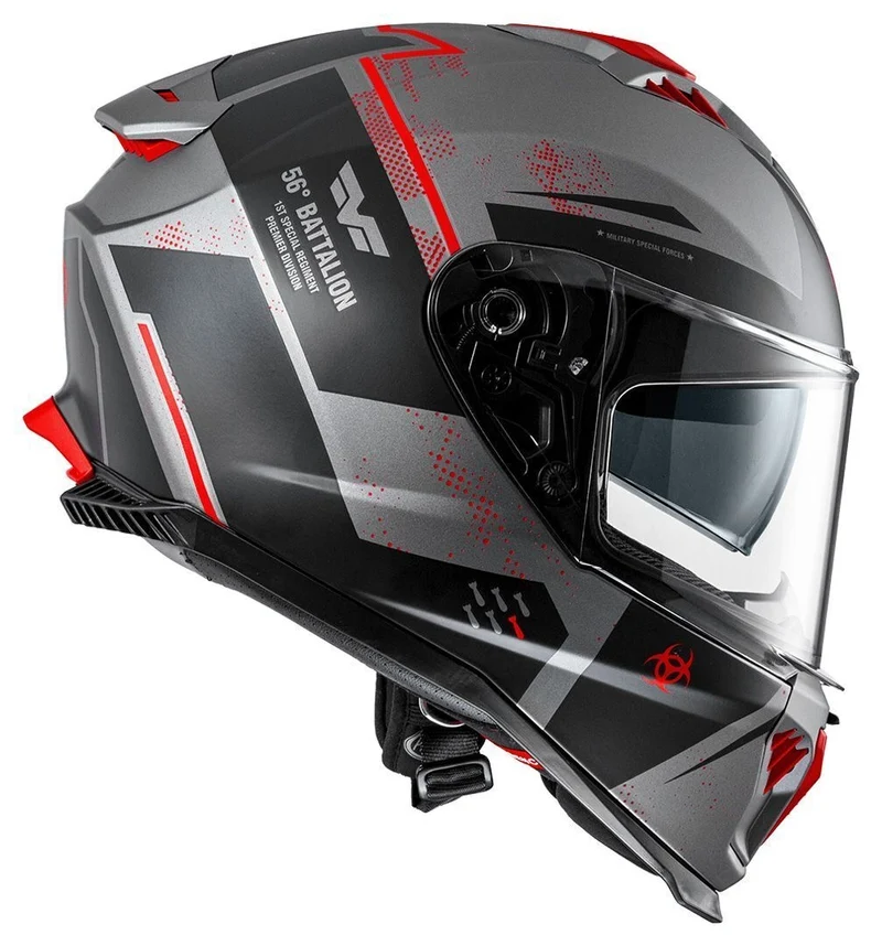 PREMIER TYPHOON BA17BM CASCO INTEGRAL DE MOTOCICLETA