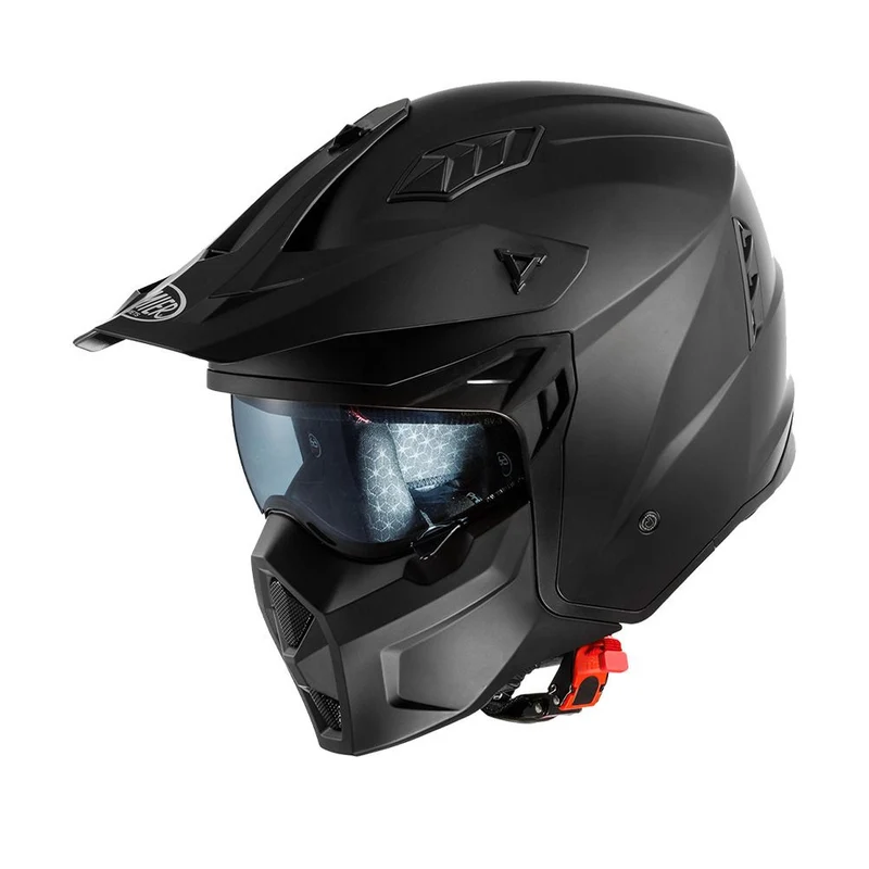 PREMIER 25 SUBVERTER U9BM CASCO CONVERTIBLE MOTO NEGRO MATT