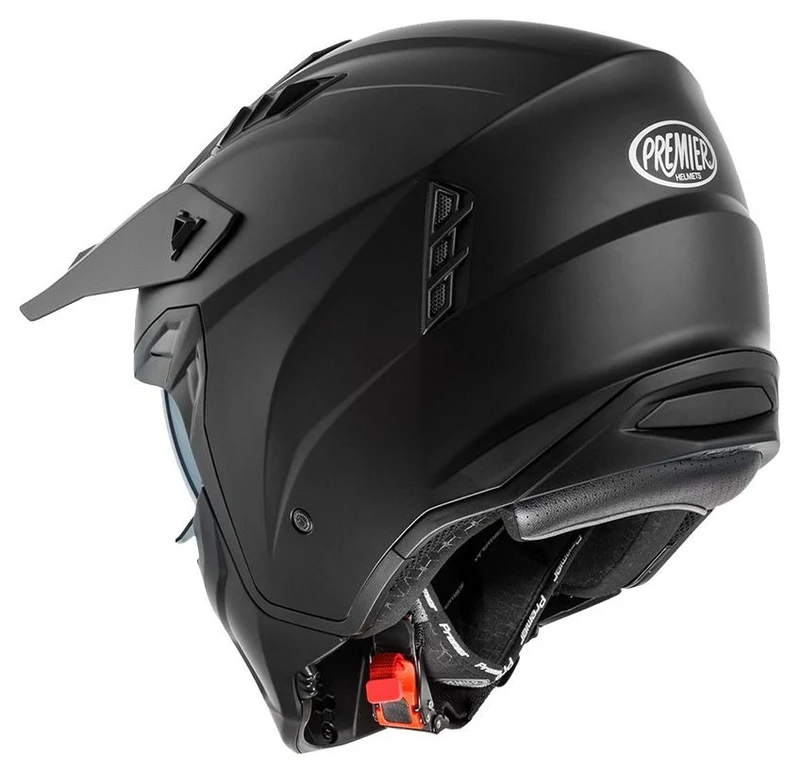 PREMIER 25 SUBVERTER U9BM CASCO CONVERTIBLE MOTO NEGRO MATT