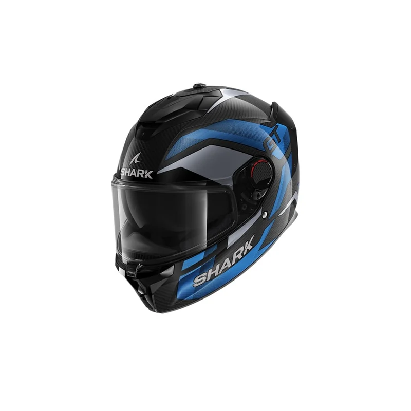 SHARK SPARTAN GT PRO RITMO Integral Casco Carbono Azul Cromado