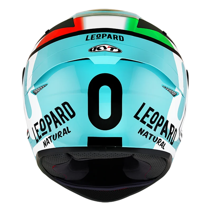 KYT-CASCO TT-COURSE REPLICA LEOPARD TRICOLORE