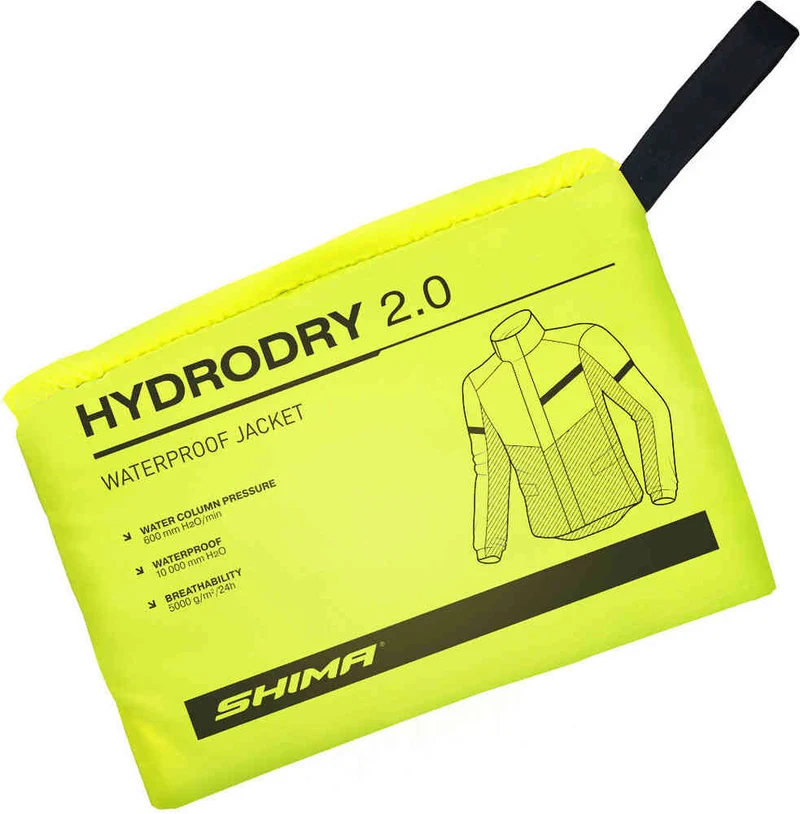 SHIMA HYDRODRY 2.0 RAIN CHAQUETA DE MOTO NEGRO/ FL