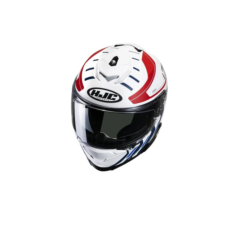 HJC I71 SIMO MC21SF DE TURISMO DE MOTO CASCO INTEGRAL BOANCO AZUL ROJO