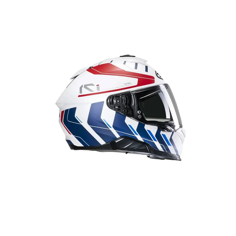 HJC I71 SIMO MC21SF DE TURISMO DE MOTO CASCO INTEGRAL BOANCO AZUL ROJO