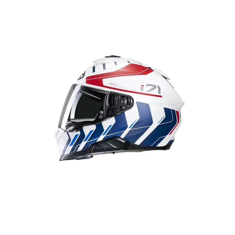 HJC I71 SIMO MC21SF DE TURISMO DE MOTO CASCO INTEGRAL BOANCO AZUL ROJO