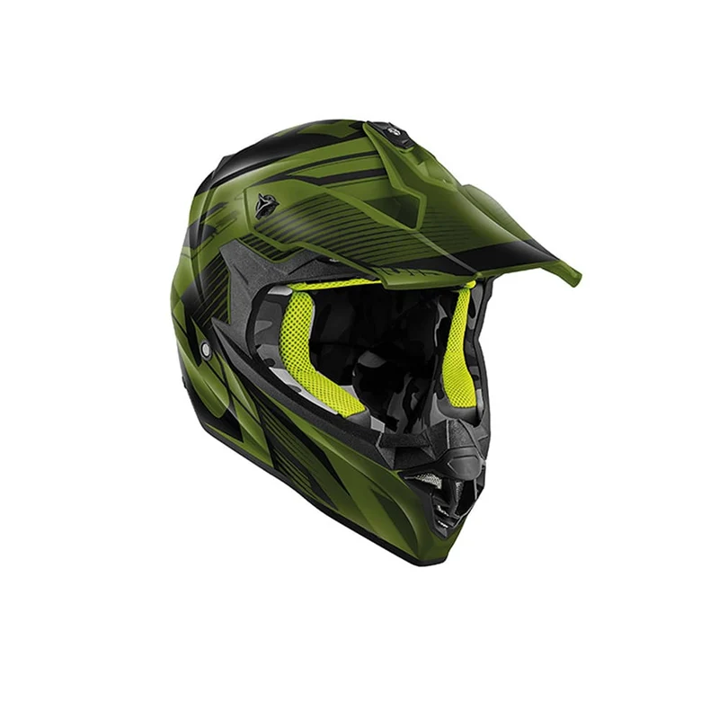 GIVI 60.1 FRESH CASCO DE MOTOCROSS NEGRO/VERDE/AMARILLO