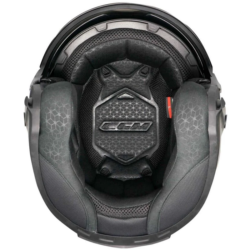 CGM 127A DEEP MONO Cara Abierta Jet Casco Negro Mate
