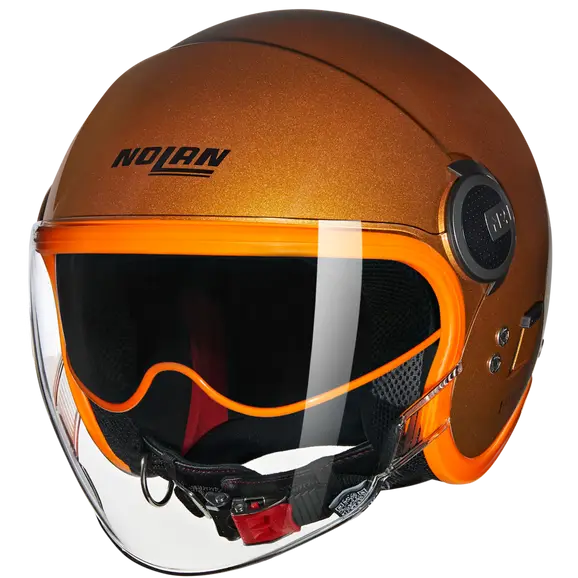 NOLAN N21 VISOR OCIO 348 Jet Casco Ocra Arancione