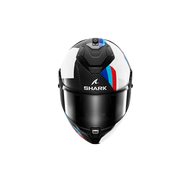 SHARK SPARTAN GT PRO DOKHTA Integral Casco Carbono Blanco Azul