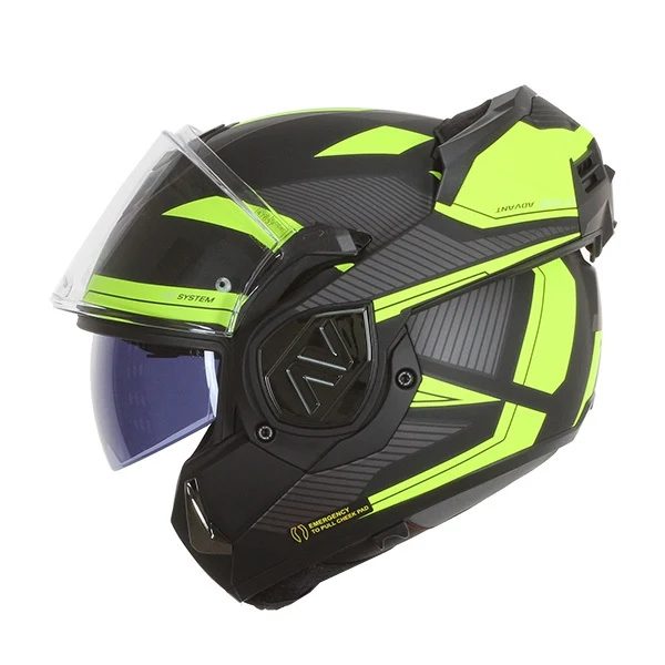 LS2 FF906 ADVANT REVO BLACK H-V YELLOW