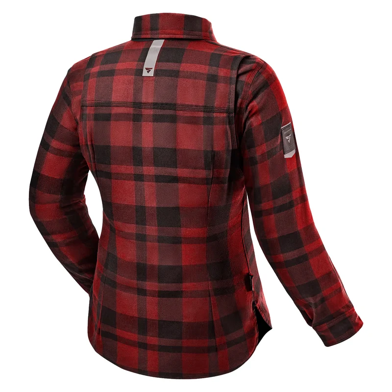 SHIMA RENEGADE 2.0 CHAQUETTA DE MOTO MUJER ROJO