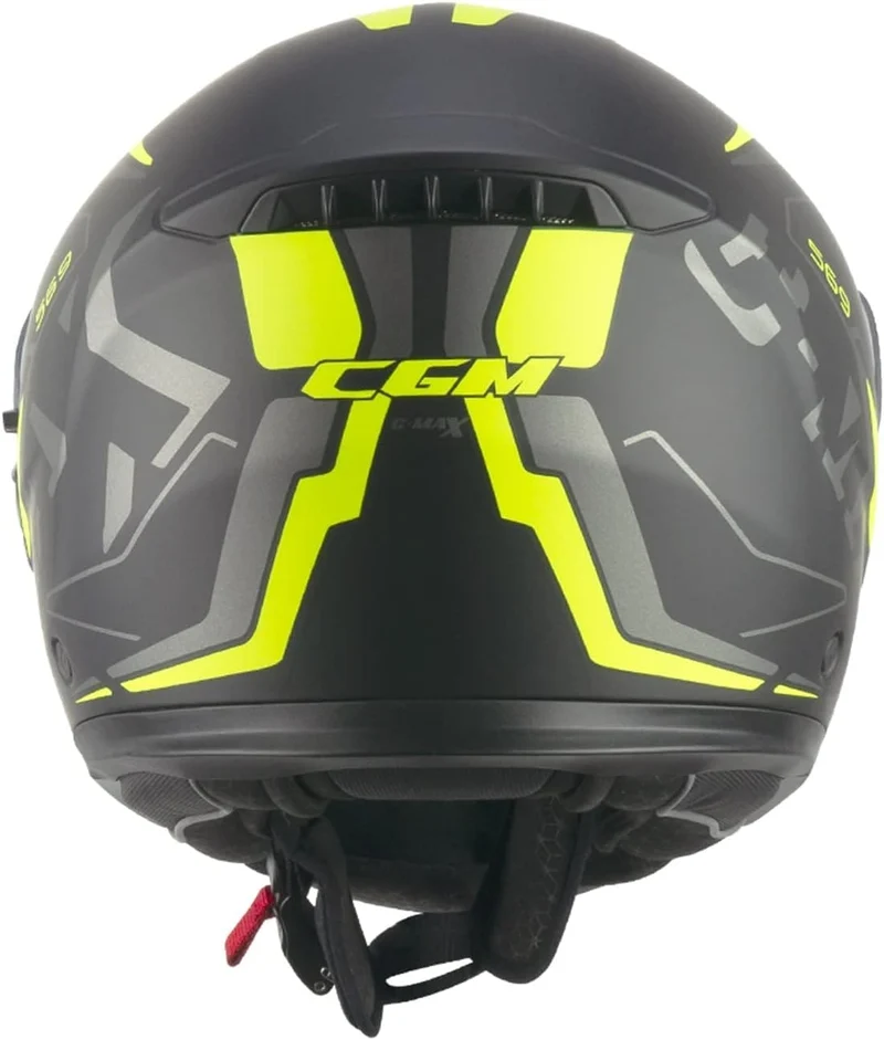 CGM 569G C-MAX CITY Casco Modular Negro Fluor Amarillo Mate