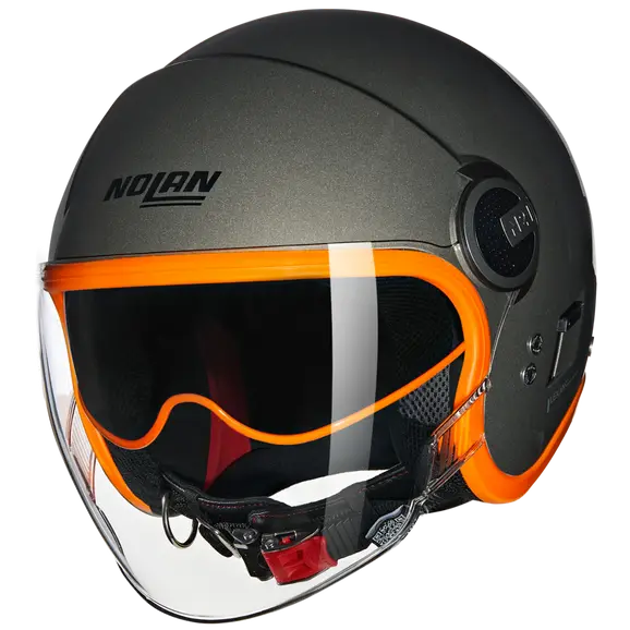 NOLAN N21 VISOR OCIO 349 cara abierta moto casco Naranja piedra