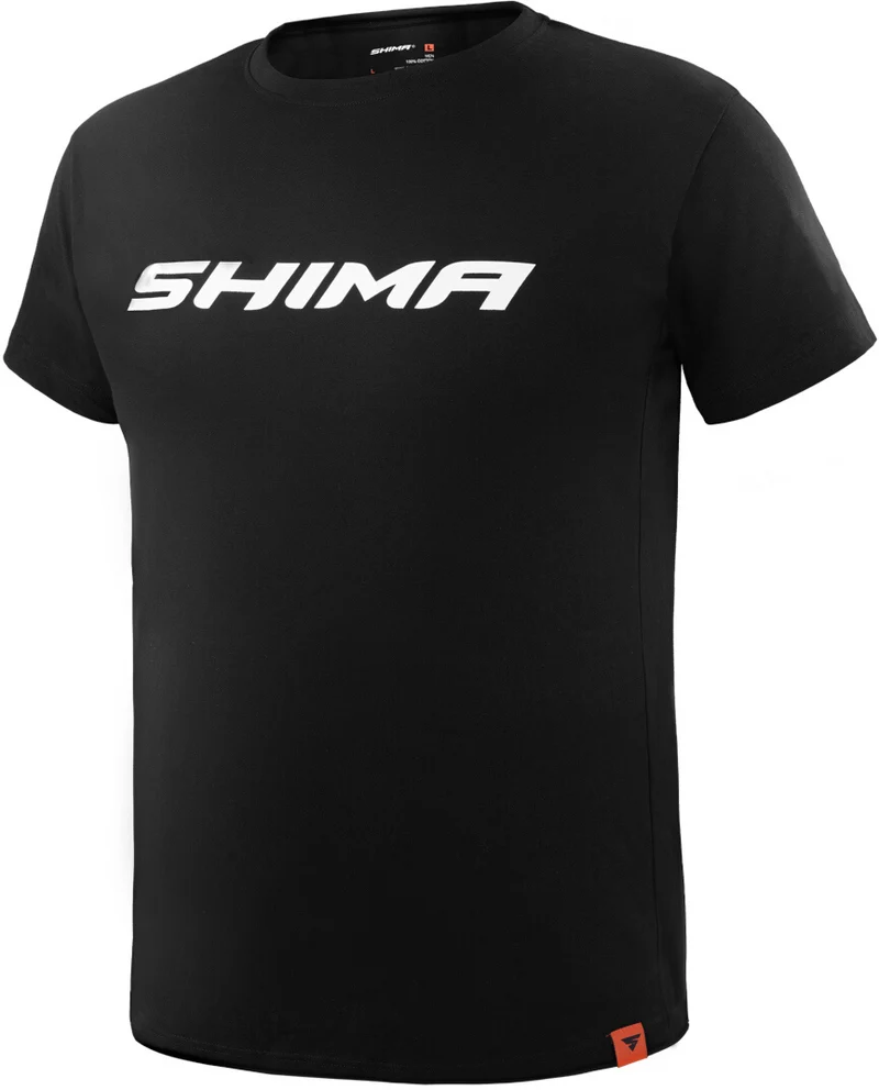 SHIMA TRACKER CAMISETA DE MOTO NEGRO