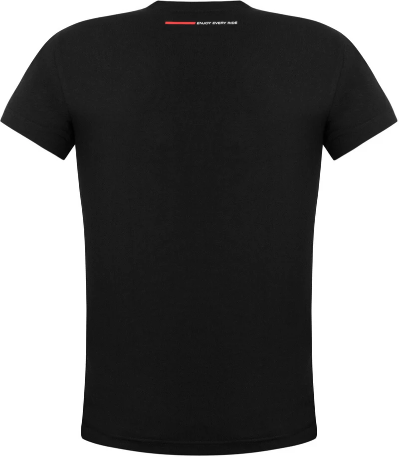 SHIMA TRACKER CAMISETA DE MOTO NEGRO