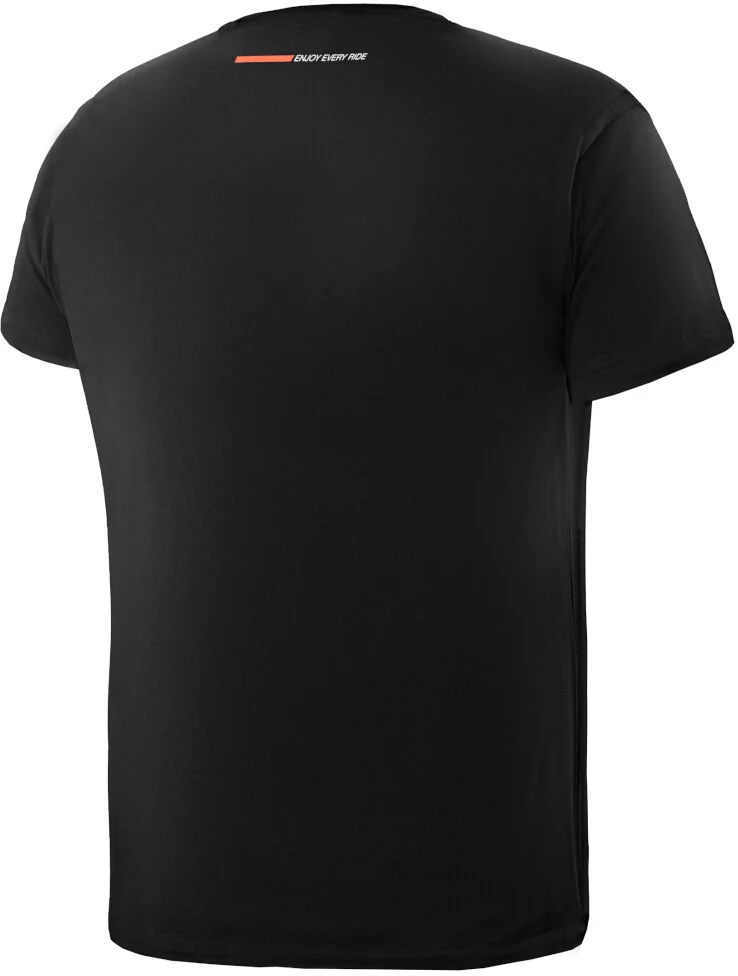 SHIMA TRACKER CAMISETA DE MOTO NEGRO