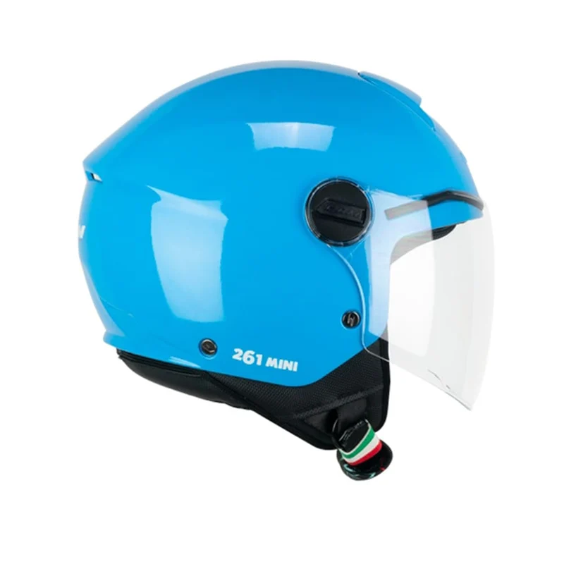 CGM 261A Niños Abierto Casco Celeste