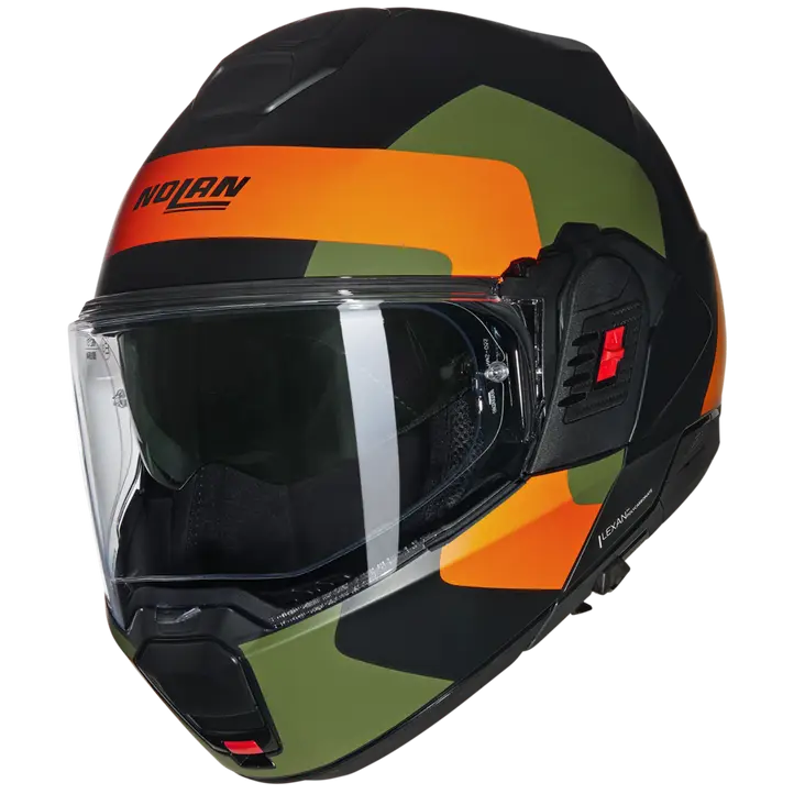 NOLAN N120-1 OMOCROMO 345 DE MOTO MODULAR CASCO