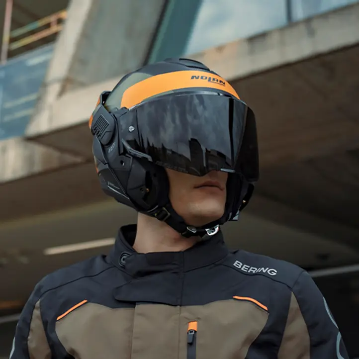 NOLAN N120-1 OMOCROMO 345 DE MOTO MODULAR CASCO