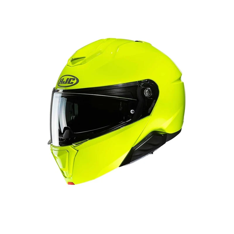 HJC i91 Casco Modular Moto Urbano Verde Fluorescente