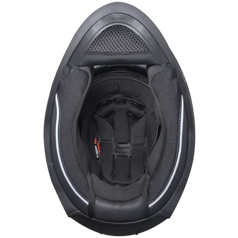 CGM 311X BLAST SKULL Moto Integral Casco Negro Azul Rojo Mate
