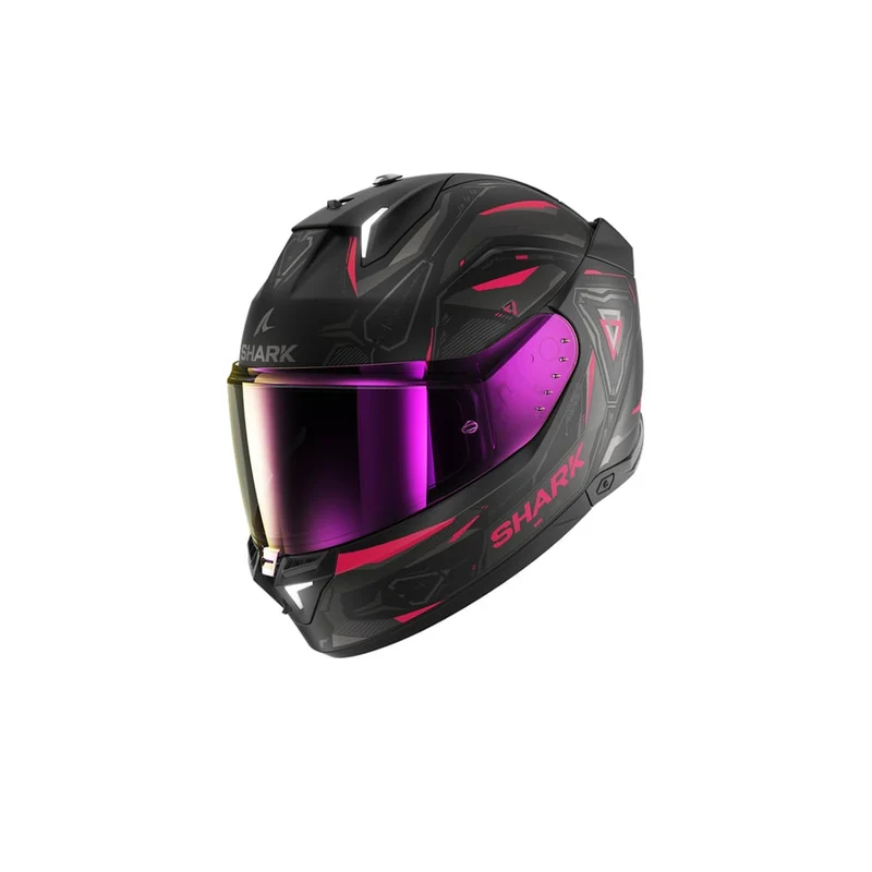 SHARK SKWAL i3 LINIK Mat Integral Casco Negro Violeta Antracita