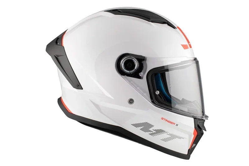 MT STINGER 2 SOLID S INTEGRALES CASCO DE MOTO A0 BLANCO PERLADO BRILLANTE