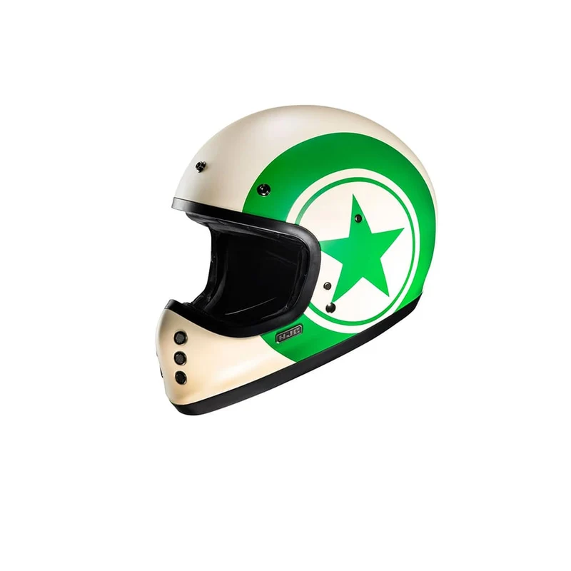 HJC V60 NYX MC4SF ESTILO RETRO VINTAG DE MOTOCICLETA CASCO