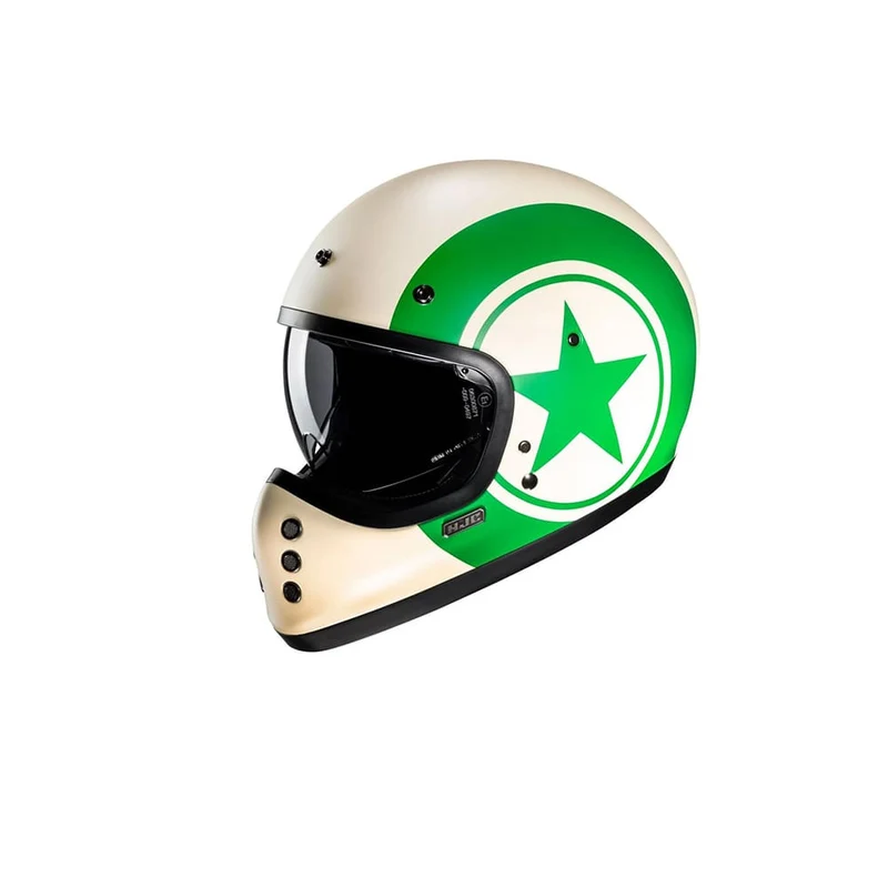 HJC V60 NYX MC4SF ESTILO RETRO VINTAG DE MOTOCICLETA CASCO