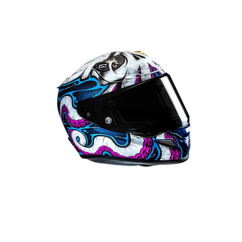 HJC RPHA 12 KRAKEN MC28 DEPORTIVO MOTOCICLETA CASCO INTEGRAL