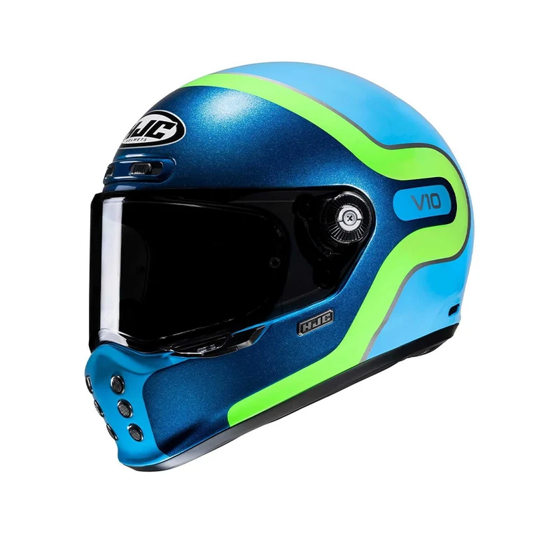 HJC V10 Grape MC24 arreras moto integral Casco