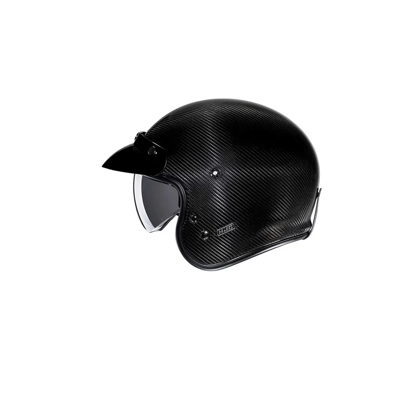 HJC V31 Casco Jet Moto Urbano Negro Carbono