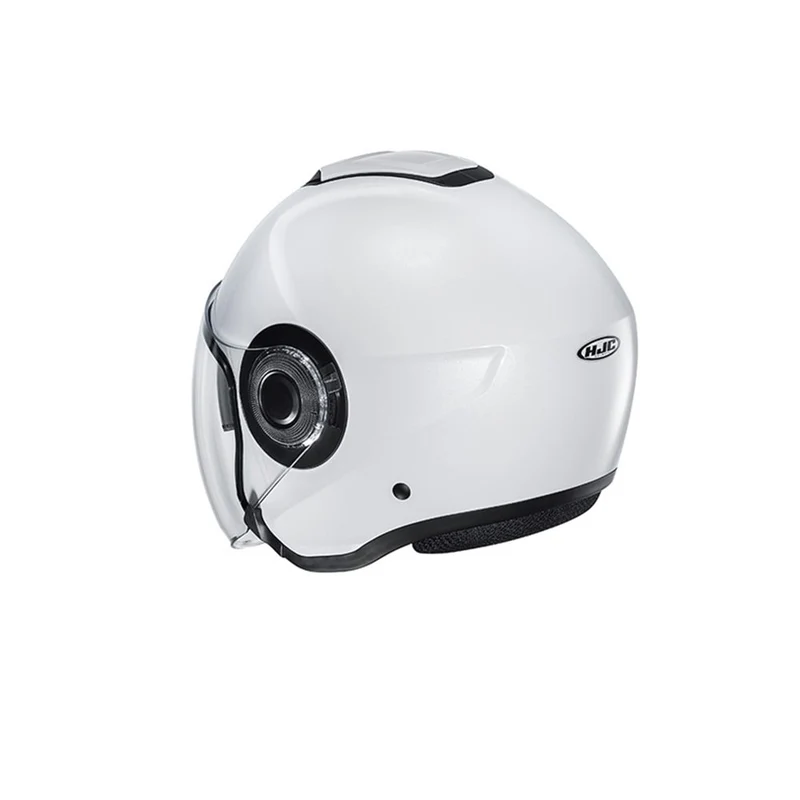 HJC i40N UNI Casco Abierto Para Moto Semiplano Blanco Perla