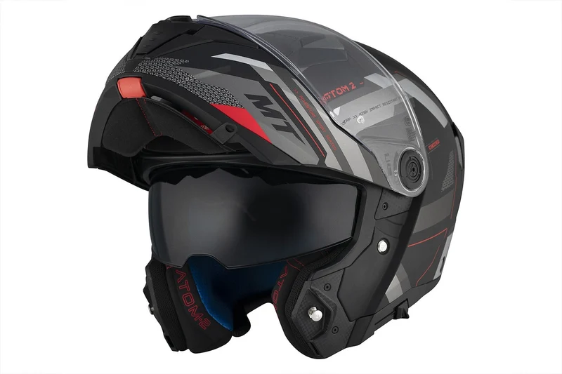 MT ATOM 2 SV BAST ON CARRETERA MODULAR CASCO DE MOTO D5 MATE