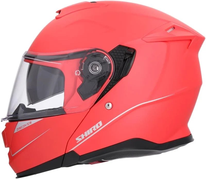 SHIRO CASCO FF950 DISCOVER MONOCOLOR ROJO MATE