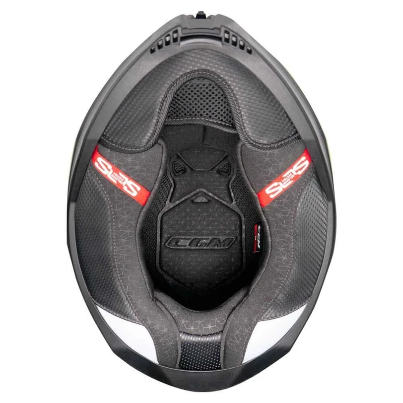 CGM 363 SHOT RACE Integral Moto Casco Rojo Antracita Mate