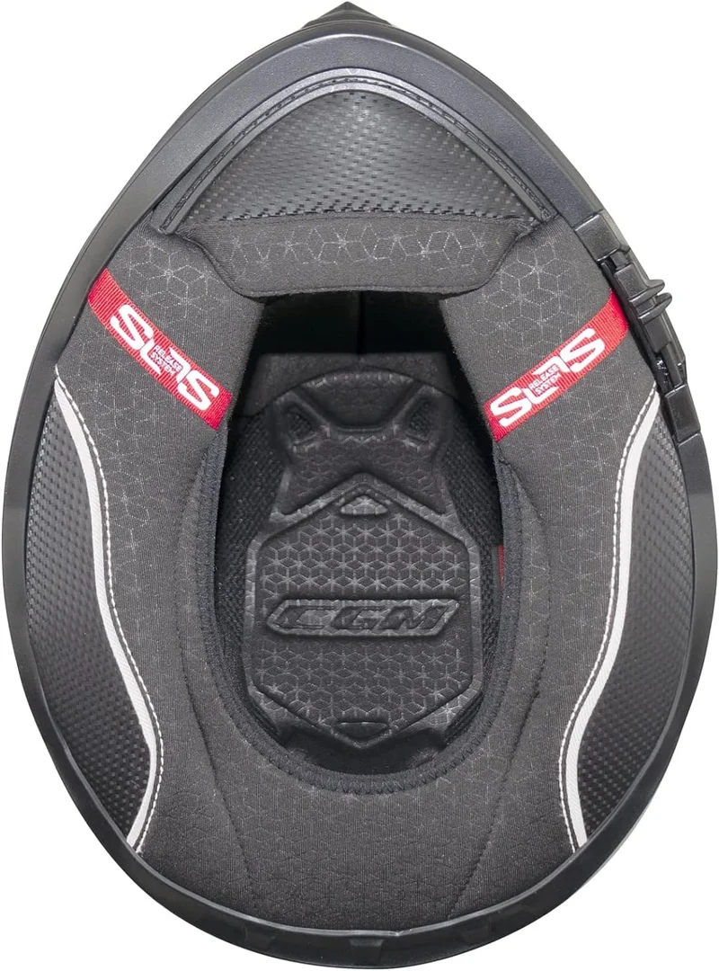 CGM 360A KAD MONO Moto Integral Casco Negro Mate