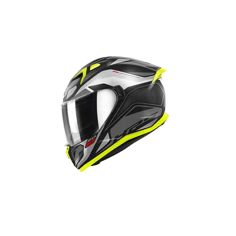 GIVI 50.8 BRAVE Moto Integral Casco Negro Mate Titan Amarillo