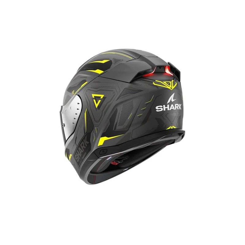 SHARK SKWAL i3 LINIK Mat Integral Casco Antracita Amarillo Negro