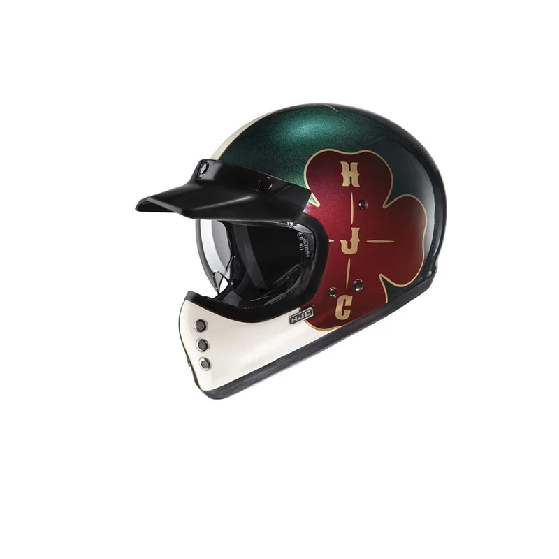 HJC V60 OFERA MC4 DEPORTIVA DE MOTOCICLETA CASCO VINTAGE