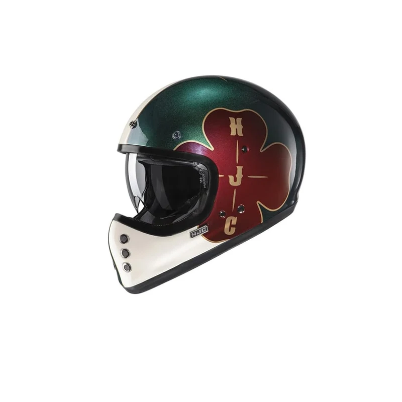 HJC V60 OFERA MC4 DEPORTIVA DE MOTOCICLETA CASCO VINTAGE