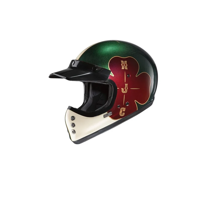 HJC V60 OFERA MC4 DEPORTIVA DE MOTOCICLETA CASCO VINTAGE