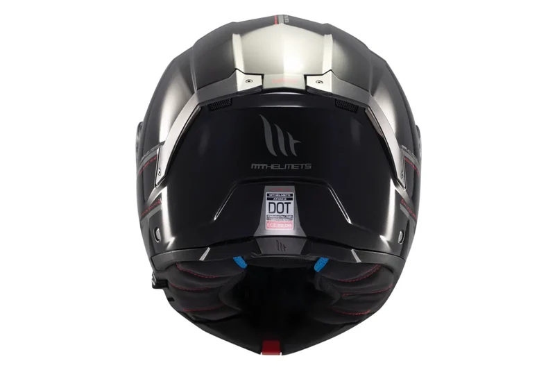 MT ATOM 2 SV SOLID MODULAR CASCO DE MOTO A1 NEGRO BRILLO