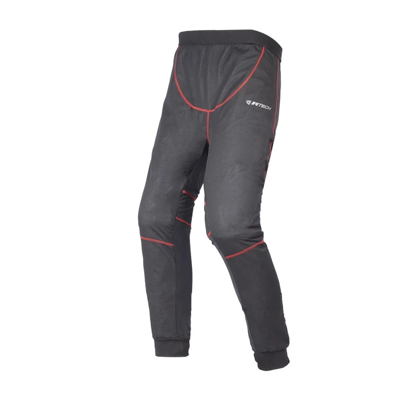 R-TECH - Térmico TEXTIL Jog Wind Stoper Negro/Rojo