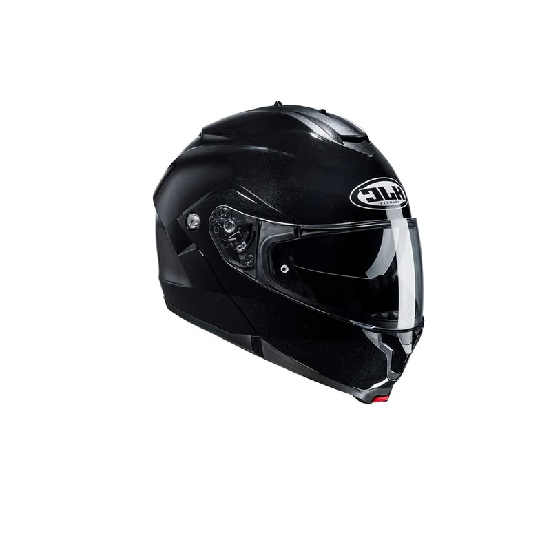 HJC C91N Casco de moto modular de metal negro sólido
