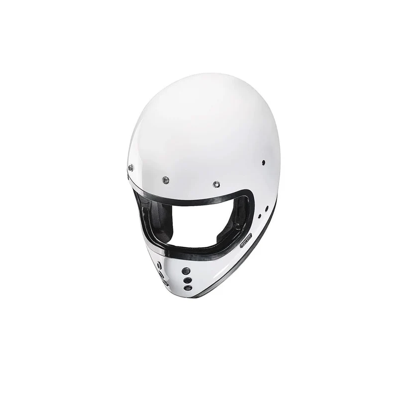 HJC V60 TODOTERRENO DE MOTO ESTILO CLÁSICO CASCO BLANCO